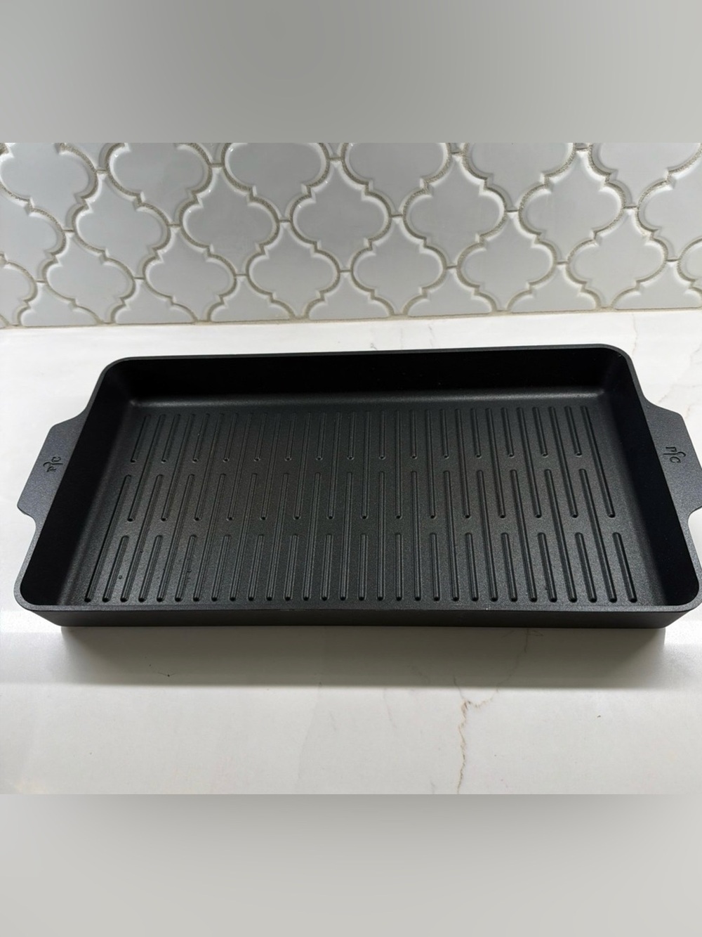 Pampered Chef Non-Stick  Double Burner Grill